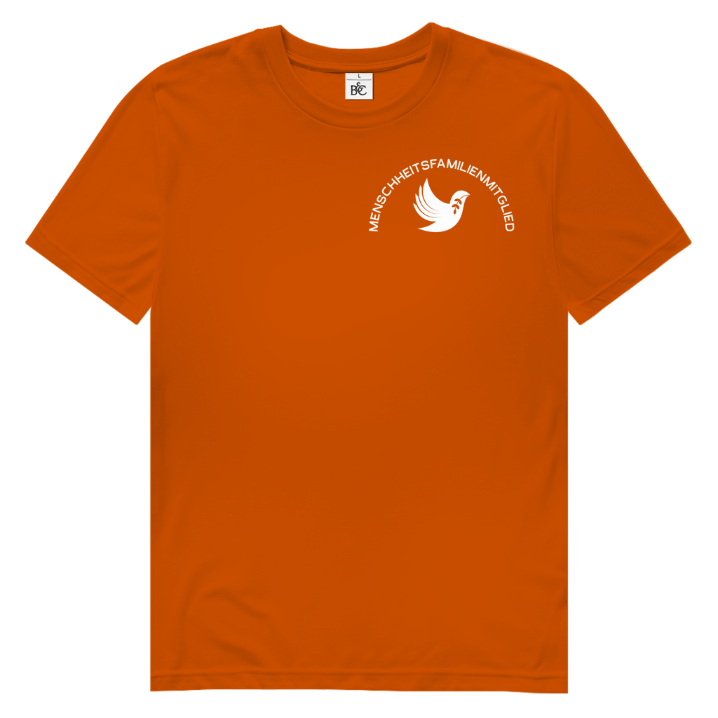 T-Shirt Herren Bio "Menschheitsfamilienmitglied" (kleiner Druck) +16 Farben - Gr. S-XXL
