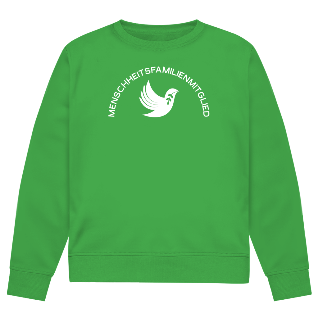 Sweatshirt Herren Bio "Menschheitsfamilienmitglied" +15 Farben - Gr. XS-XXL