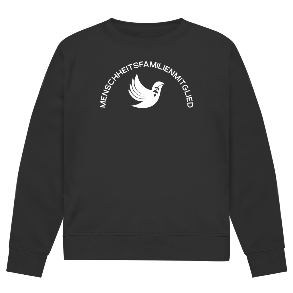 Sweatshirt Herren Bio "Menschheitsfamilienmitglied" +15 Farben - Gr. XS-XXL