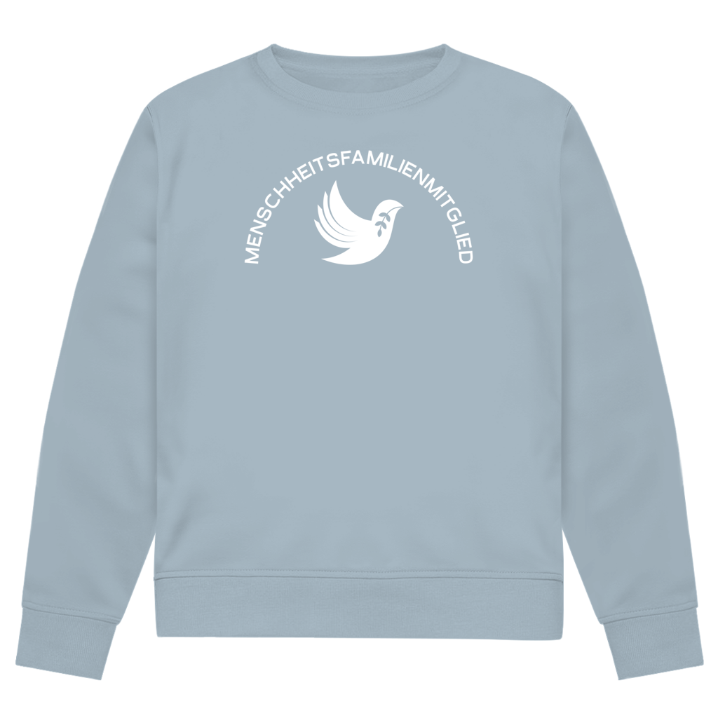 Sweatshirt Herren Bio "Menschheitsfamilienmitglied" +15 Farben - Gr. XS-XXL