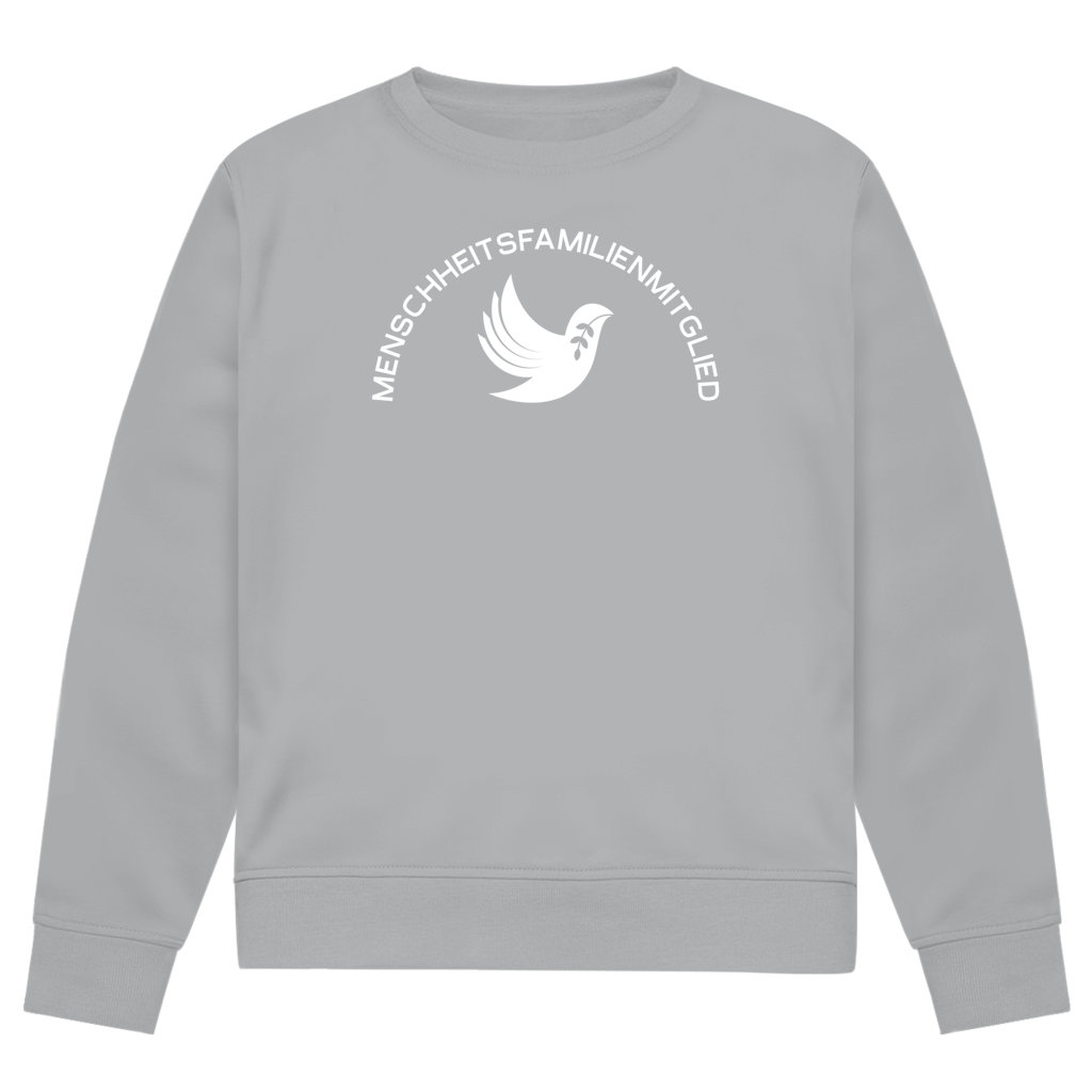 Sweatshirt Herren Bio "Menschheitsfamilienmitglied" +15 Farben - Gr. XS-XXL