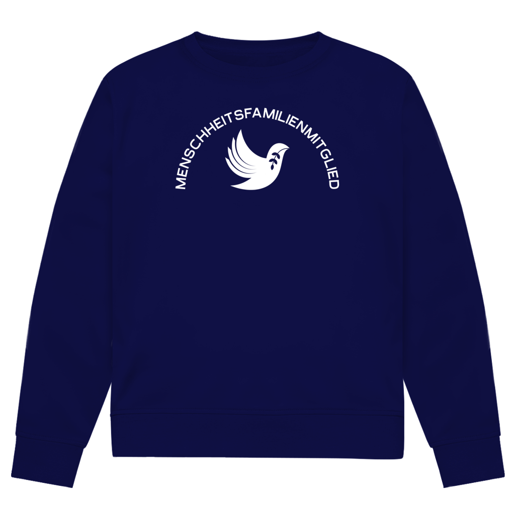 Sweatshirt Herren Bio "Menschheitsfamilienmitglied" +15 Farben - Gr. XS-XXL