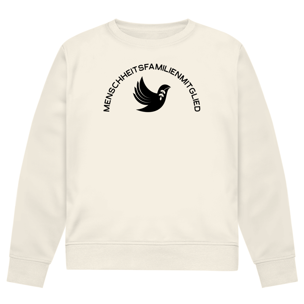 Sweatshirt Herren Bio "Menschheitsfamilienmitglied" +15 Farben - Gr. XS-XXL