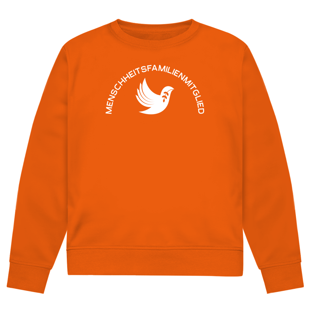 Sweatshirt Herren Bio "Menschheitsfamilienmitglied" +15 Farben - Gr. XS-XXL