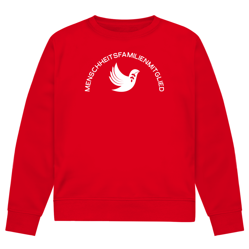 Sweatshirt Herren Bio "Menschheitsfamilienmitglied" +15 Farben - Gr. XS-XXL