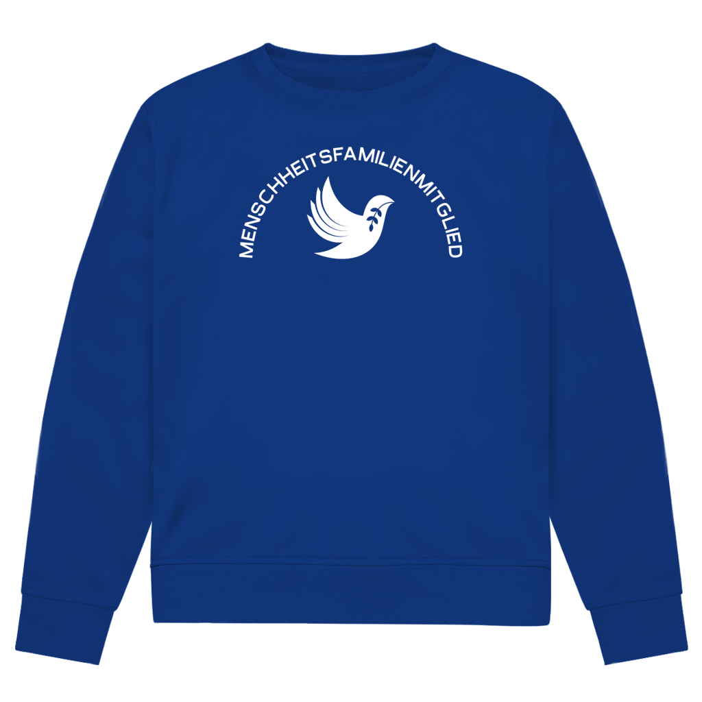 Sweatshirt Herren Bio "Menschheitsfamilienmitglied" +15 Farben - Gr. XS-XXL