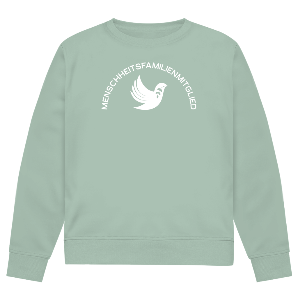 Sweatshirt Herren Bio "Menschheitsfamilienmitglied" +15 Farben - Gr. XS-XXL