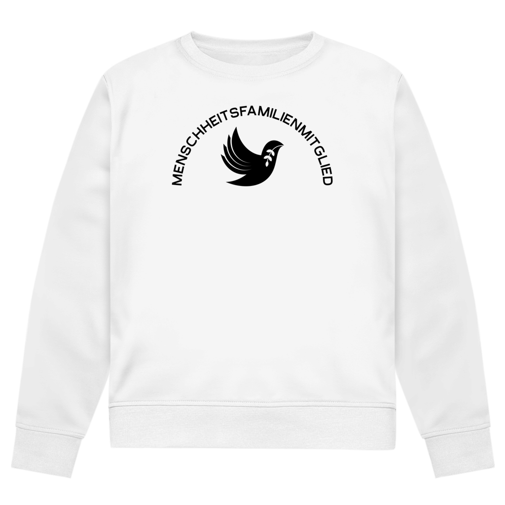 Sweatshirt Herren Bio "Menschheitsfamilienmitglied" +15 Farben - Gr. XS-XXL