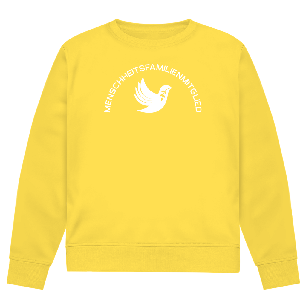 Sweatshirt Herren Bio "Menschheitsfamilienmitglied" +15 Farben - Gr. XS-XXL
