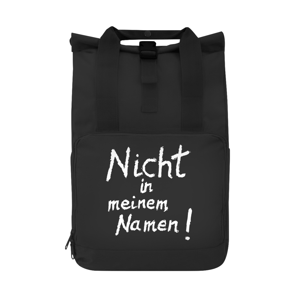 Rucksack "Nicht in meinem Namen" +6 Farben