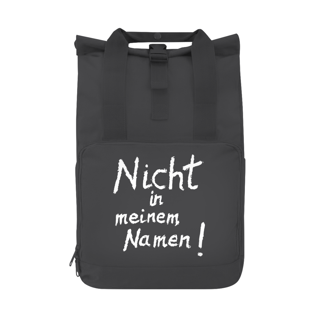 Rucksack "Nicht in meinem Namen" +6 Farben