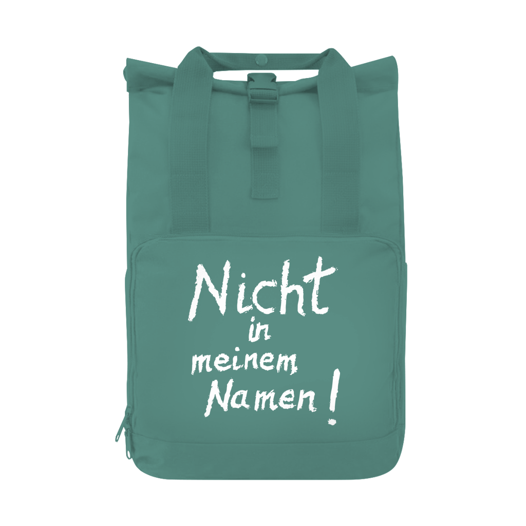 Rucksack "Nicht in meinem Namen" +6 Farben