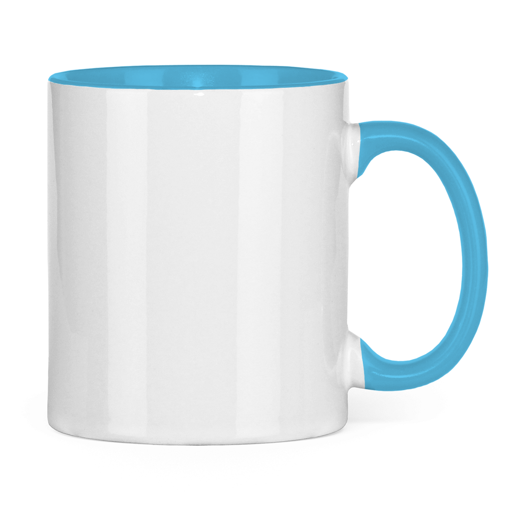 Tasse zweifarbig "Frieden" +10 Farben