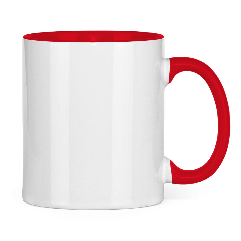 Tasse zweifarbig "Frieden" +10 Farben