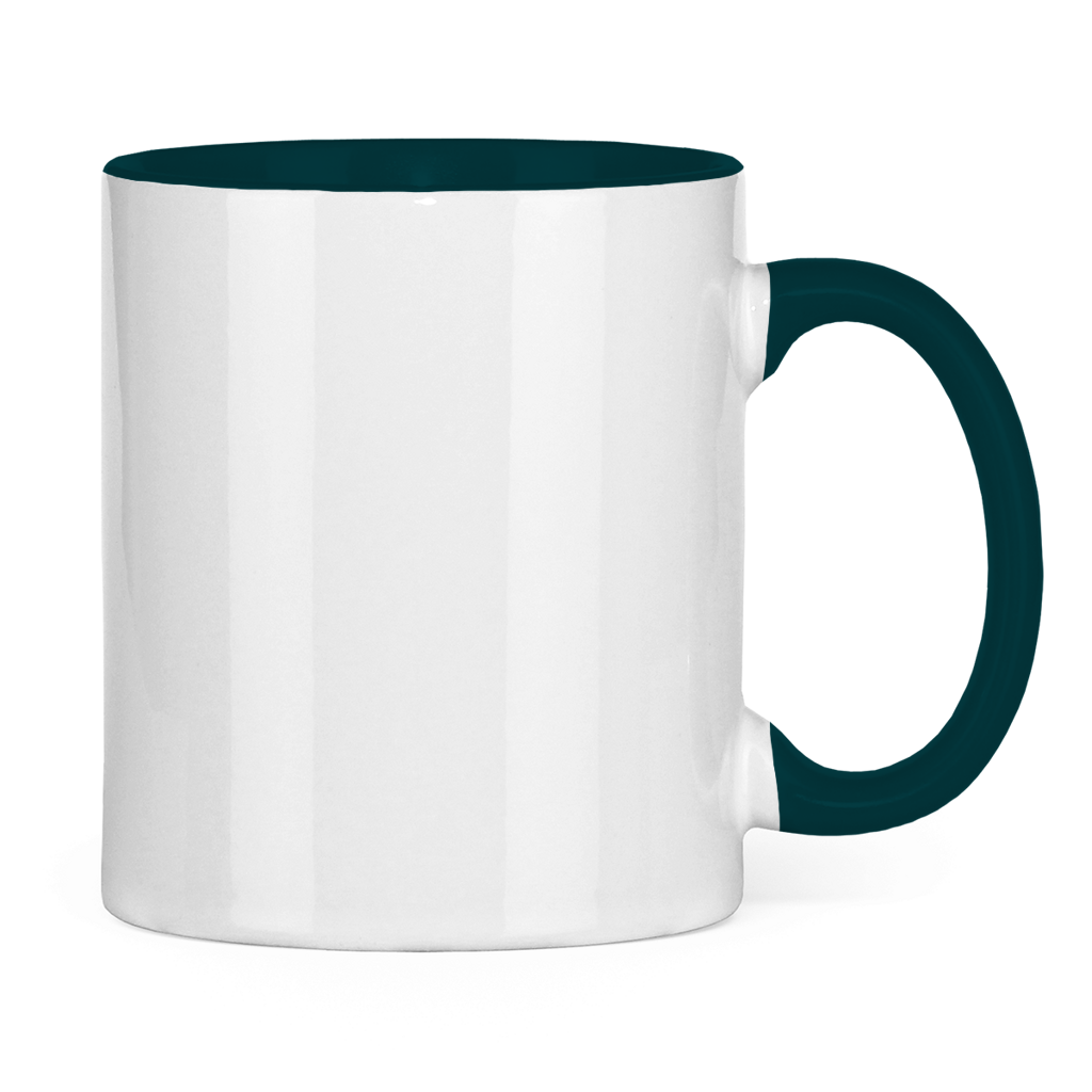 Tasse zweifarbig "Frieden" +10 Farben